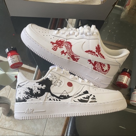 Authentic Nike Air Force 1 Customized Freeshipping - Picture 3 of 3